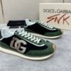 a13f3f67 DG Low-Top Trainers with Green & Black Contrast Panels