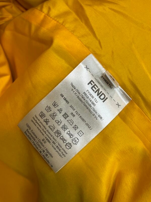 FND All-Over Monogram Hooded Zip-Up Jacket - Brown