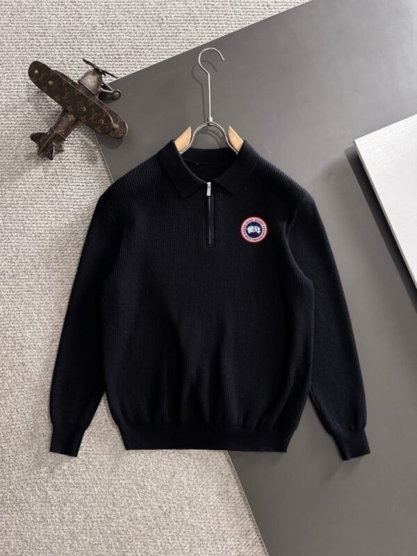 a16a3d3c CG Half-Zip Knit Jumper - Black