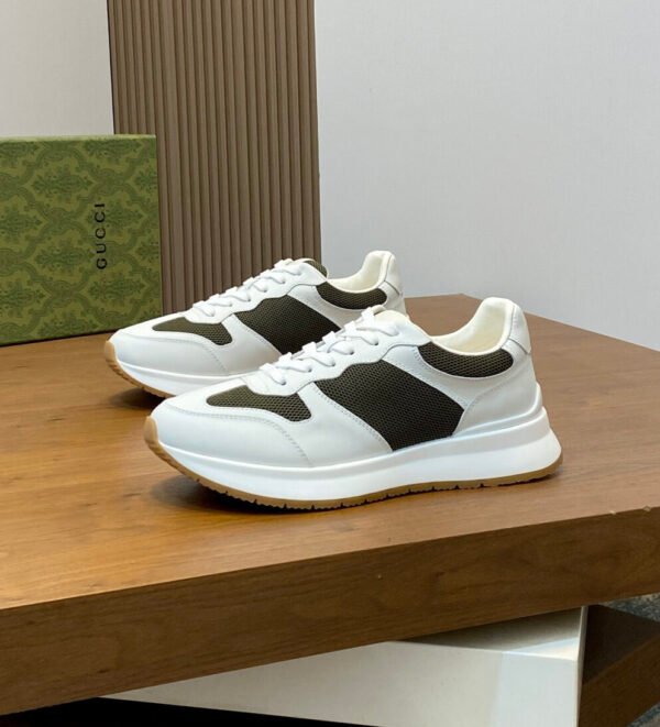 GCCI Trainers with Black Contrast Panels