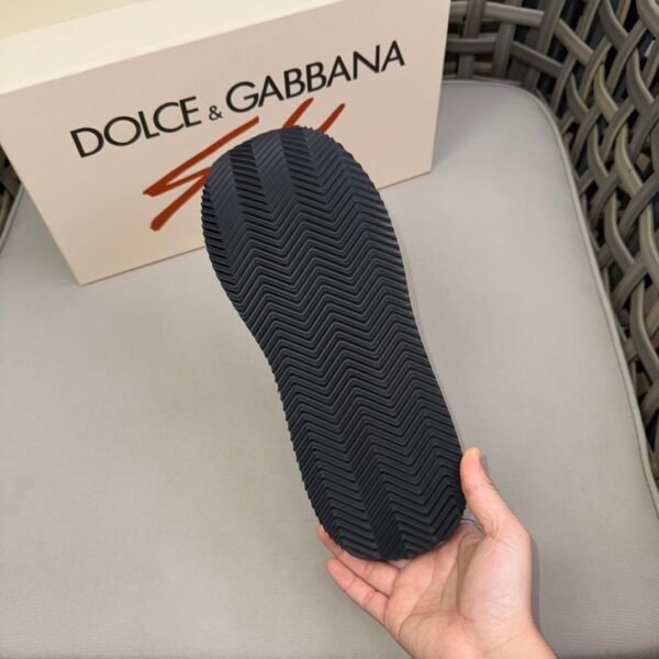 DG Low-Top Trainers with Black & White Contrast Panels