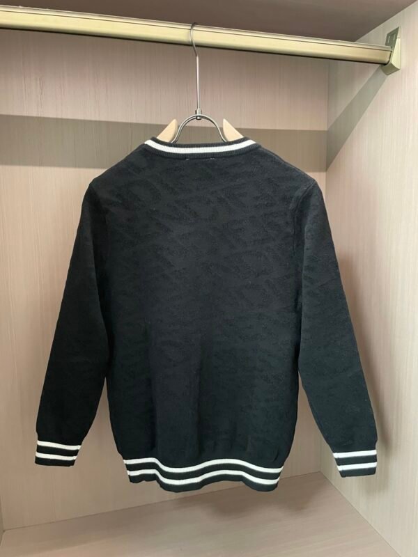 FND Embroidered Logo Crew Neck Jumper - Black