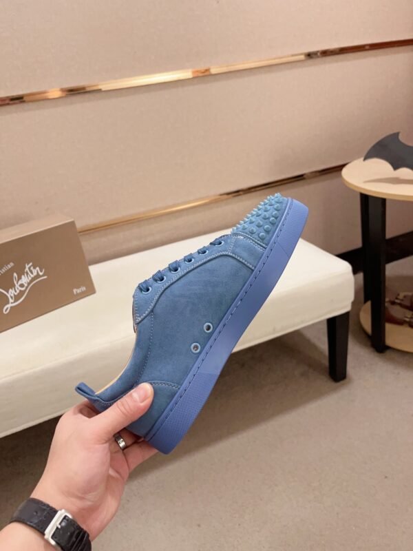 a3c23a26 CLB Low-Top Trainers with Studded Toe Detail - Blue