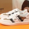 a41fc72e BRBY Low-Top Trainers with Check Side Panels - White