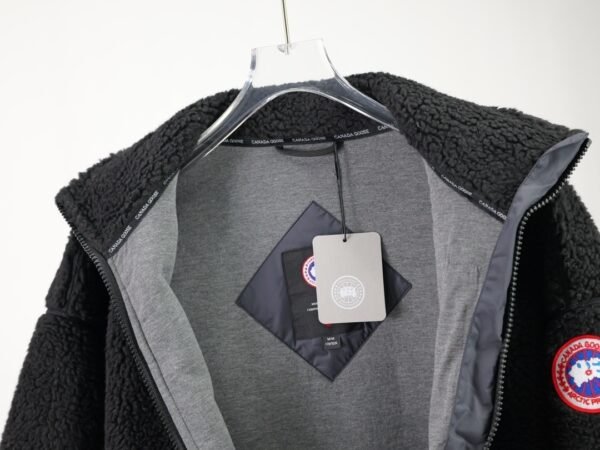 CG Zip-Up Sherpa Fleece Jacket - Black