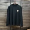 BRBY Crew Neck Jumper with Emblem Detail - Black