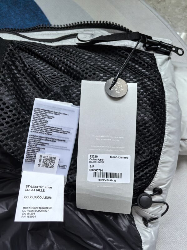 CG Hooded Zip-Up Puffer Jacket - Silver Grey