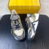 a6c3bab2 FND Chunky Trainers with Contrast Panels - Grey/Yellow