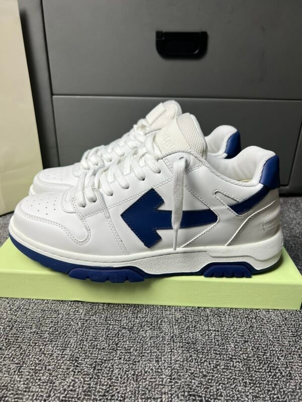 OFFW Trainers with Blue Contrast Panels