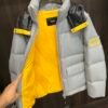 a79aca8d FND Hooded Puffer Jacket with Contrast Lining - White