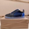 a876a952 CLB Low-Top Trainers with Studded Toe Detail - Navy Blue/Black
