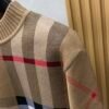BRBY Check Knit Crew Neck Jumper - Beige