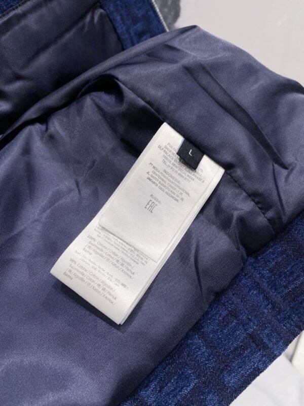 FND Zip-Up Jacket with Chest Pockets - Blue