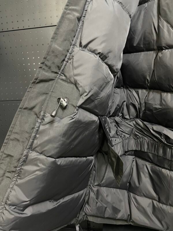 CG Utility Parka Coat with Fur-Trim Hood - Black