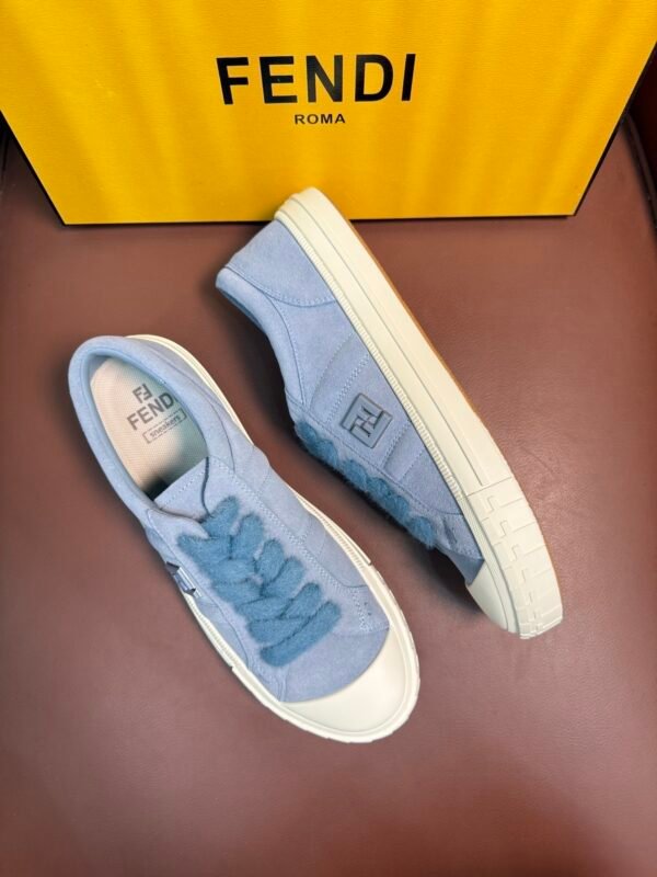 a9c4d794 FND Low-Top Trainers with Fuzzy Laces - Blue