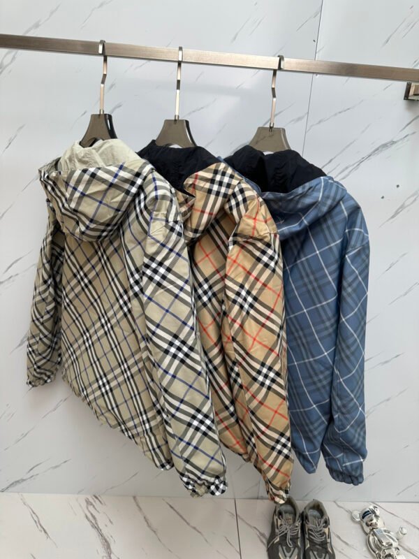 BRBY Hooded Check Jacket