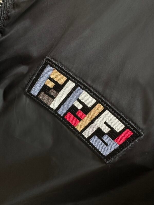 FND Multicolour Monogram Print Jacket - Black/Multicolour