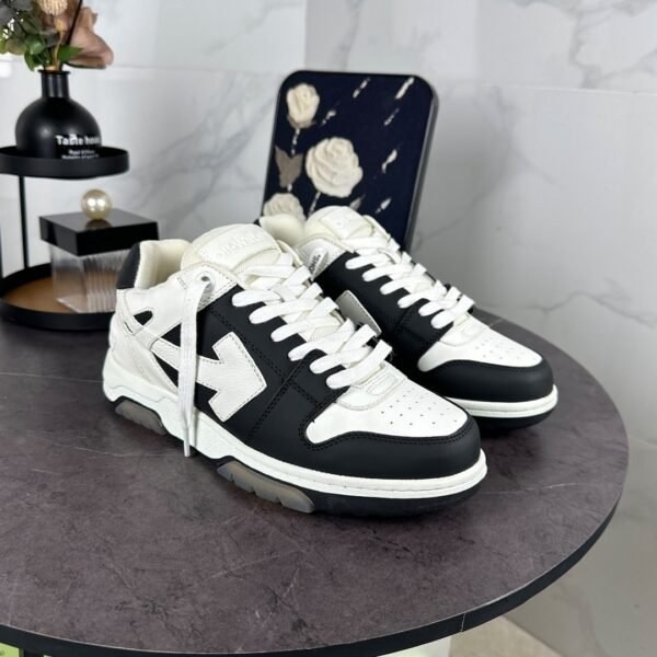 OFFW Trainers with Black & White Contrast Panels