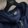 FND Hooded Zip-Up Jacket - Navy Blue