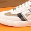 acb9b19c BRBY Low-Top Trainers with Check Side Panels - White