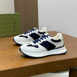 GCCI Trainers with Navy Contrast Panels