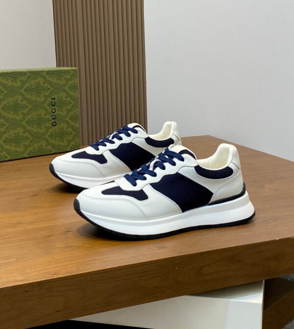 GCCI Trainers with Navy Contrast Panels