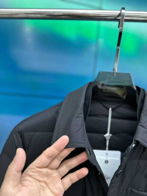 BRBY Snap-Button Jacket with Chest Pocket - Black