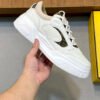 b132ca79 FND Low-Top Trainers with Subtle Beige Accents - White
