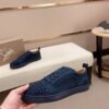 CLB Low-Top Trainers with Studded Toe Detail - Navy Blue