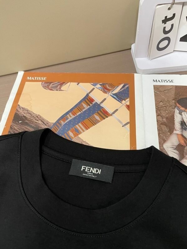 b1736b4a FND Crew Neck Jumper with Zip-Effect Pocket - Black