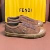 b1891fda FND Low-Top Trainers with Fuzzy Laces - Brown