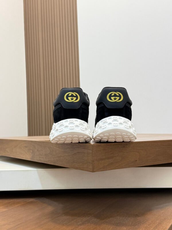 b3071859 GCCI Trainers with Contrast Panels and Textured Sole - Black