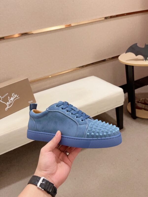 b3dcf515 CLB Low-Top Trainers with Studded Toe Detail - Blue