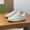 GCCI Low-Top Trainers with Logo Patch Detail - off-White/Ivory