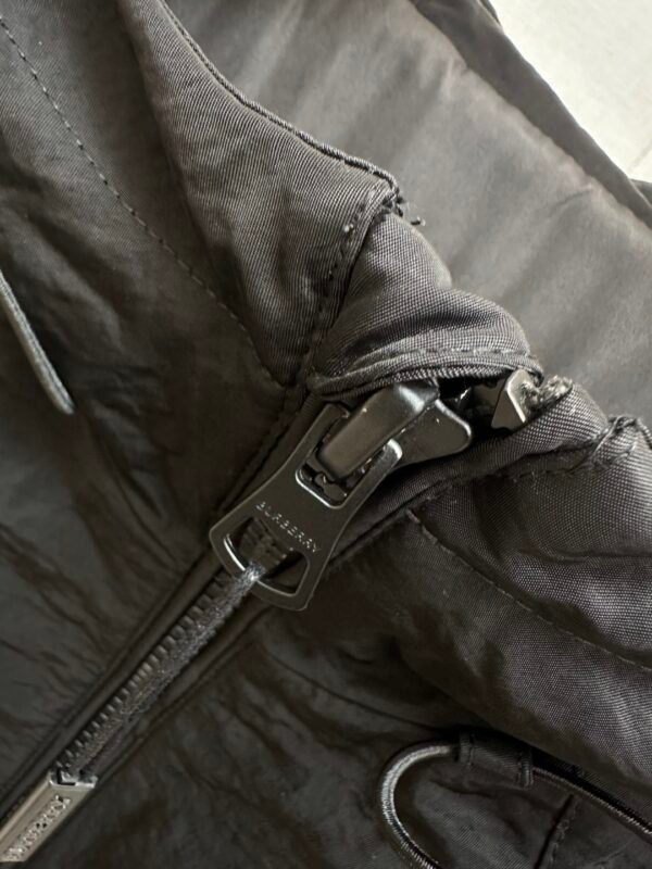 BRBY Hooded Zip-Up Jacket - Black