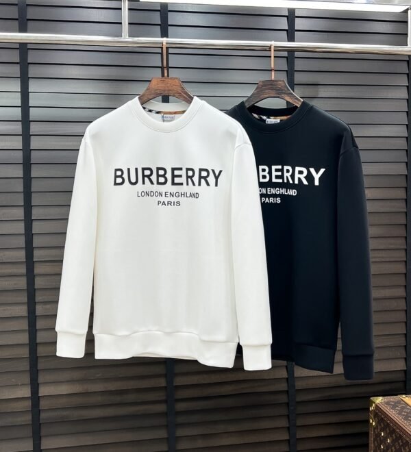 BRBY Crew Neck Jumper with Front Text Print