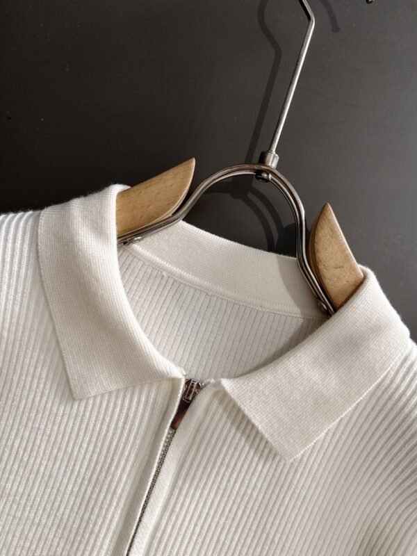 CG Half-Zip Knit Jumper - White