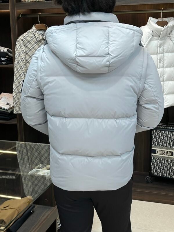 b6c8c80c FND Hooded Puffer Jacket with Contrast Lining - White