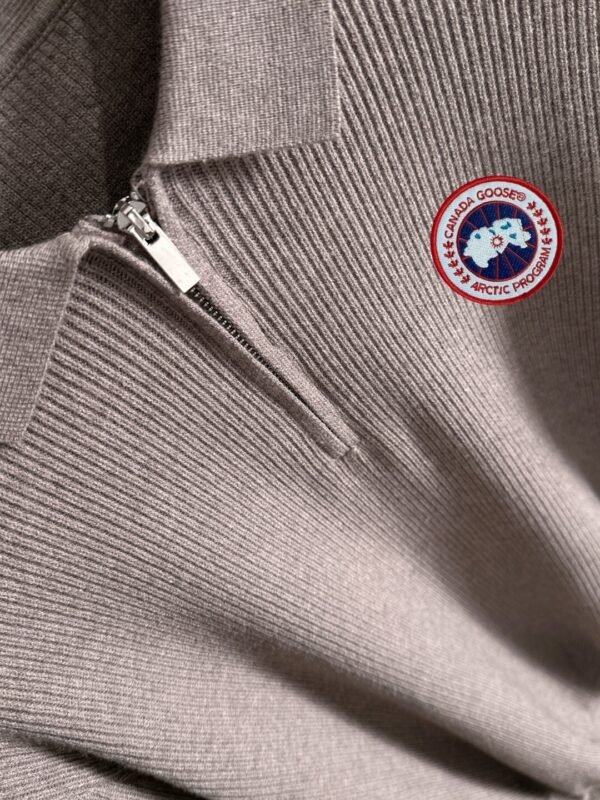 CG Half-Zip Knit Jumper - Taupe Grey