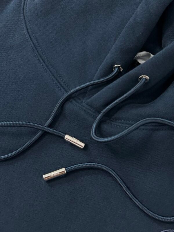 CD Embroidered Logo Pullover Hoodie - Navy Blue