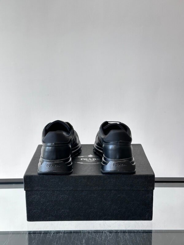 b90064f6 PRDA Trainers with Black Geometric Panel Details