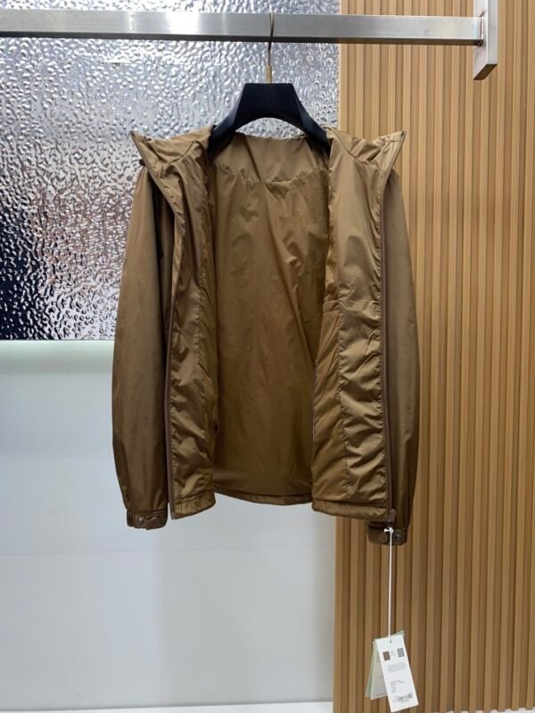 BRBY Hooded Zip-Up Jacket