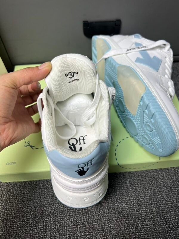 OFFW Trainers with Ice Blue Contrast Panels