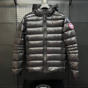 CG Hooded Puffer Jacket - Black
