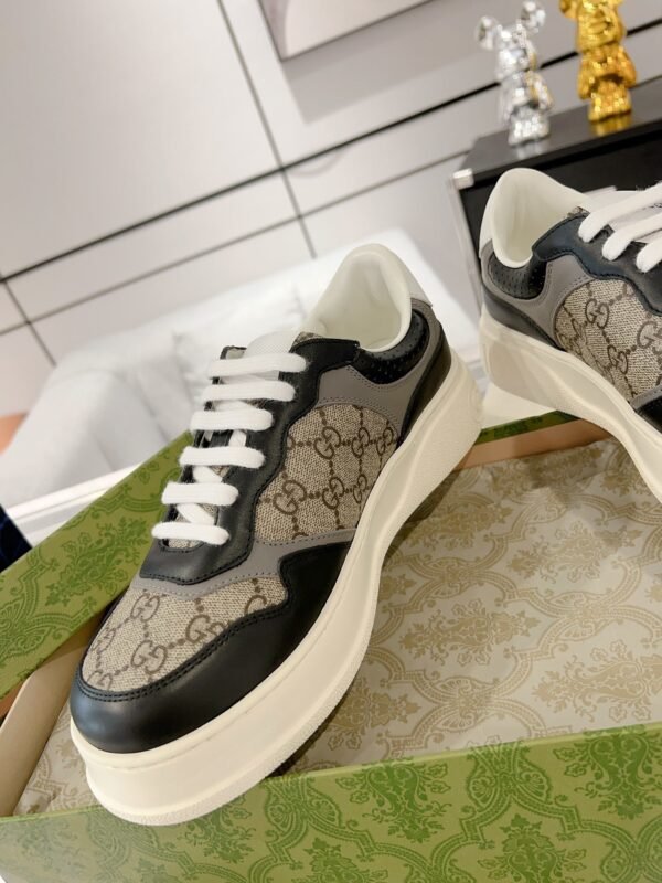 bd391a35 GCCI Low-Top Monogram Trainers - Black/Brown