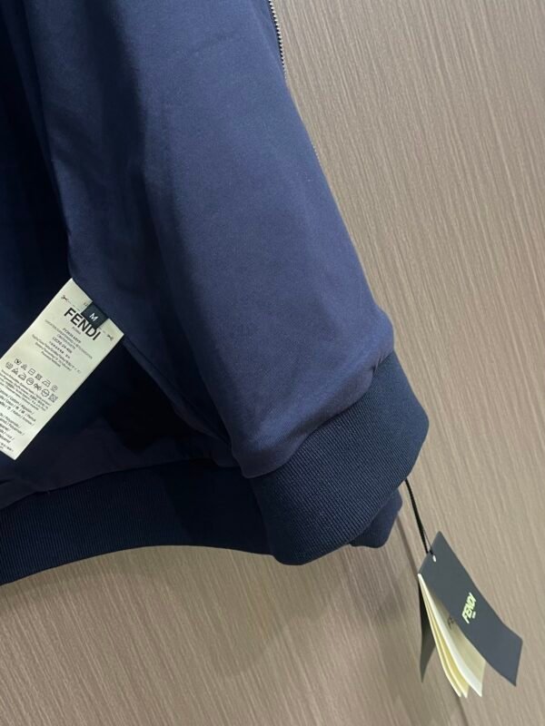 FND Hooded Zip-Up Jacket - Navy Blue