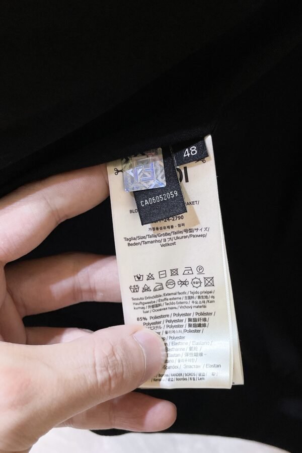 FND All-Over Monogram Zip-Up Hoodie - Black