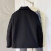 BRBY Check Jacket with Snap Buttons - Black
