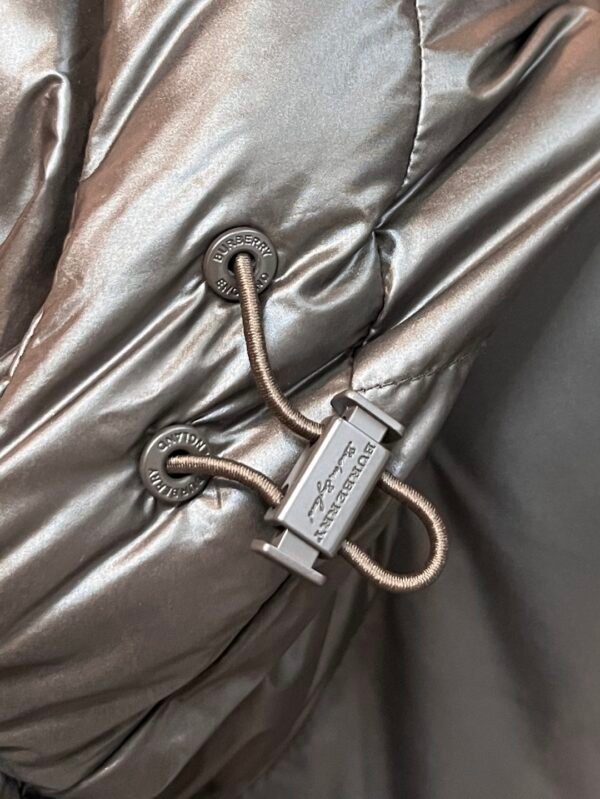 BRBY Hooded Puffer Jacket - Dark Brown