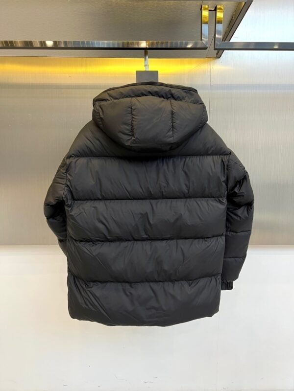 FND Hooded Padded Puffer Jacket - Black
